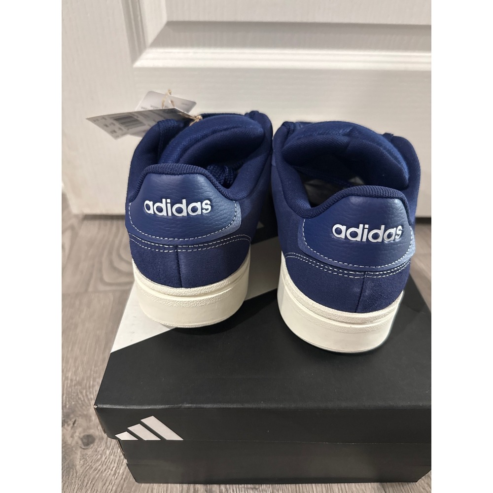 Adidas Grand Court Alpha‎ 0 Mens Navy Blue Suede Sneakers JH8674 Size 11 New - Picture 4 of 9
